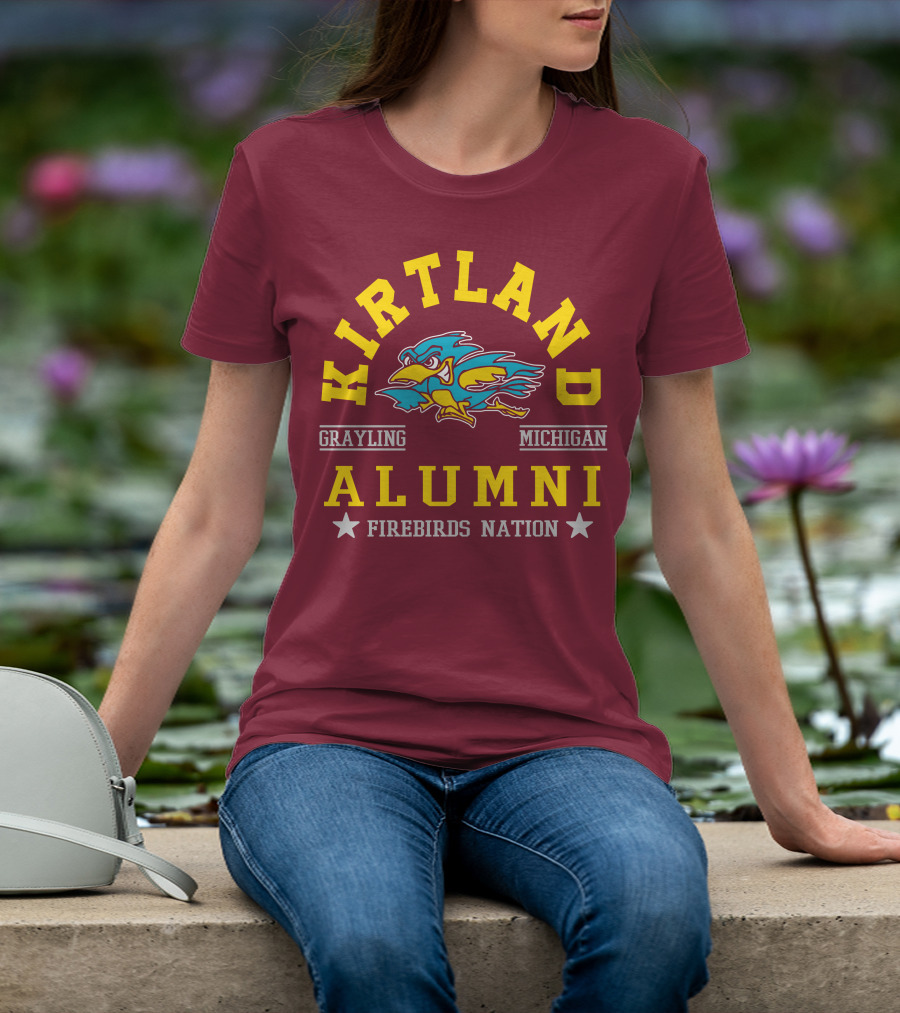 Kirtland Grayling Michigan Alumni Firebirds Nation T-Shirt