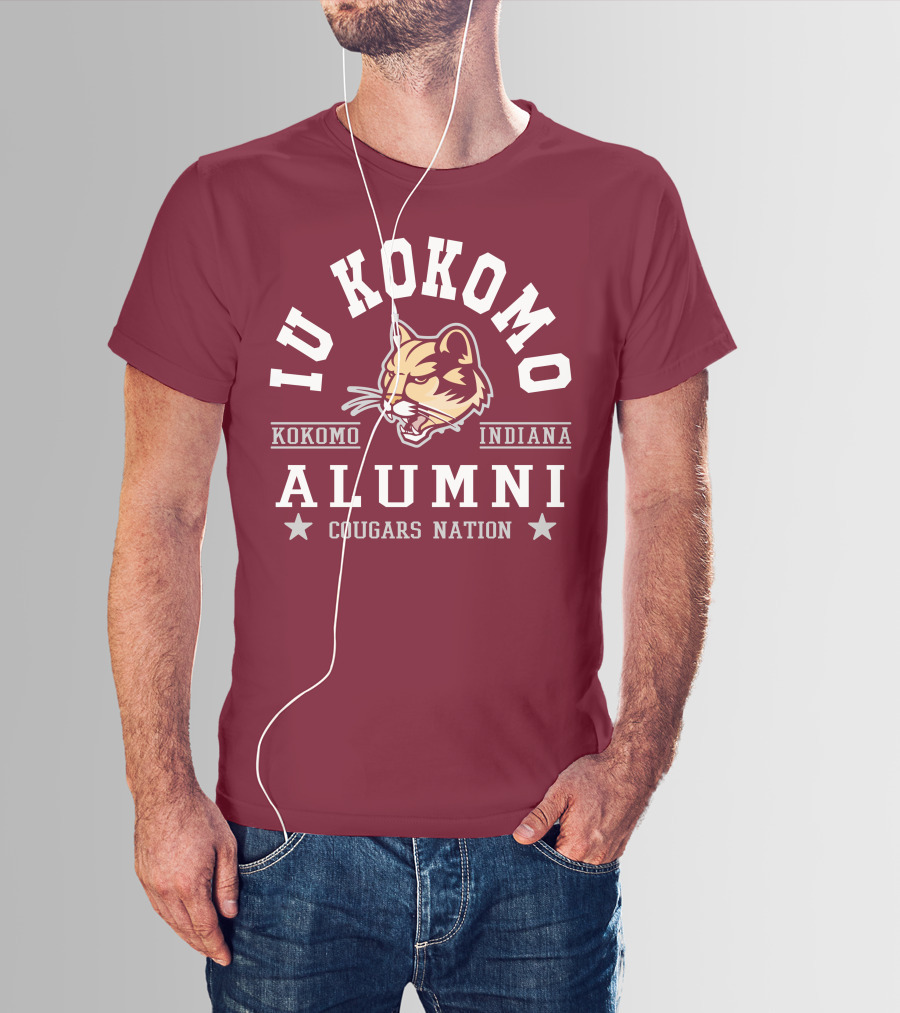 IU Kokomo Alumni Cougars Nation Kokomo Indiana T-Shirt