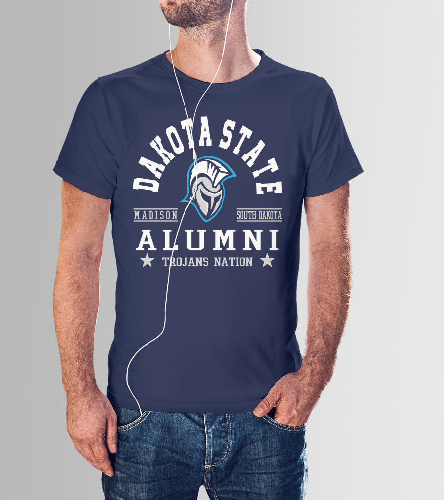 Dakota State Alumni Madison South Dakota Trojans Nation T-Shirt
