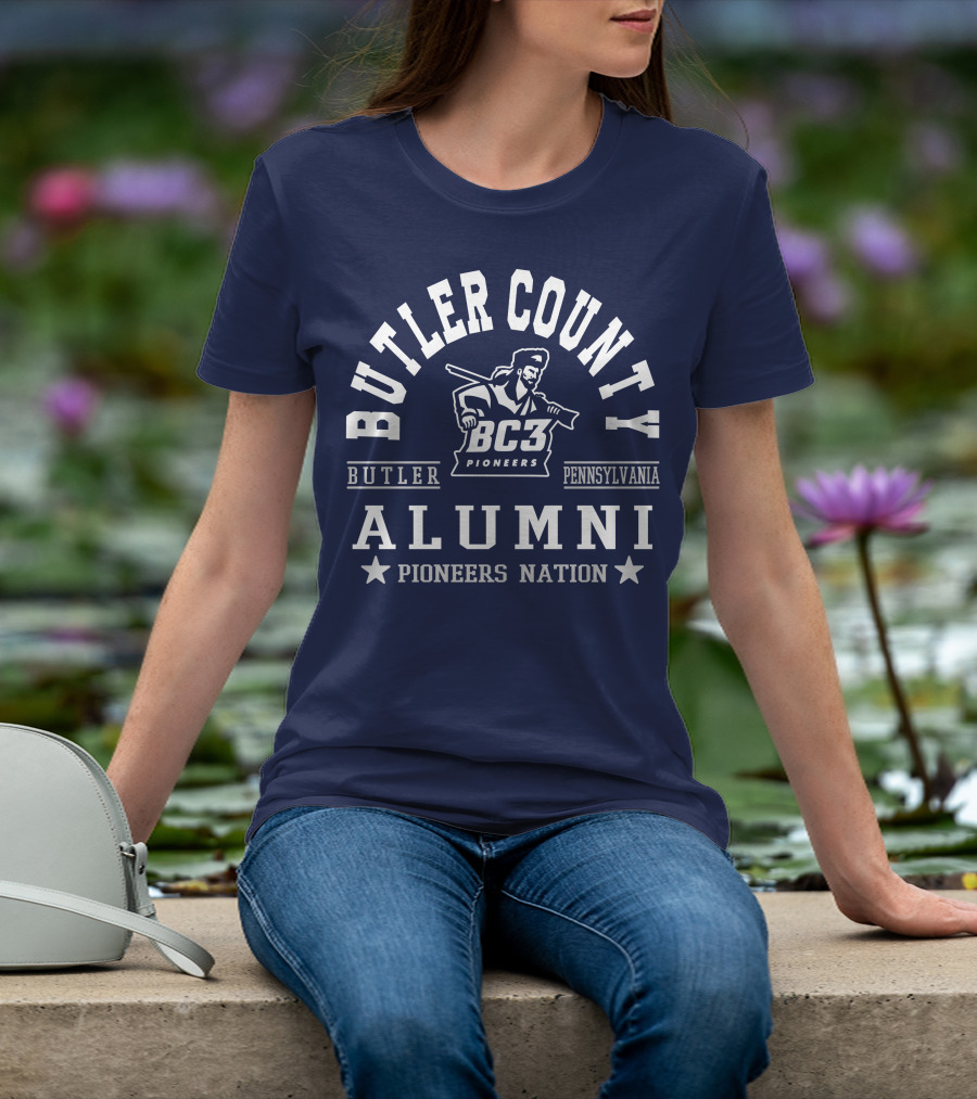 Butler County BC3 Pioneers Alumni Pennsylvania Nation T-Shirt