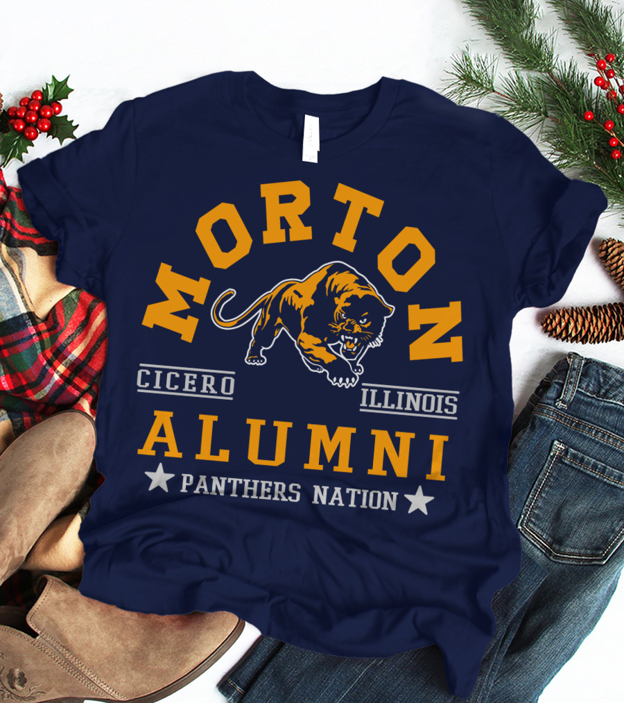 Morton College Alumni Cicero Illinois Panthers Nation T-Shirt