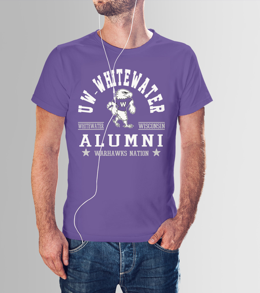 UW-Whitewater Wisconsin Alumni Warhawks Nation T-Shirt