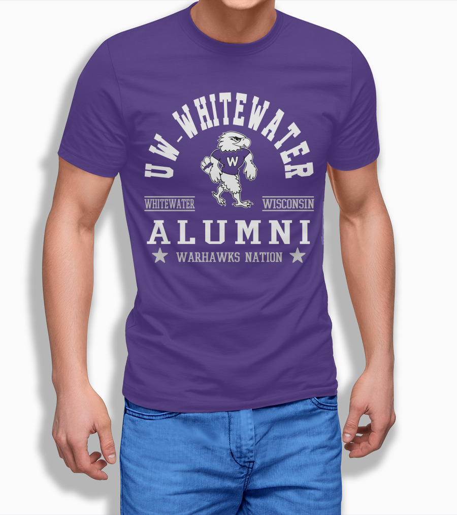 UW-Whitewater Wisconsin Alumni Warhawks Nation T-Shirt