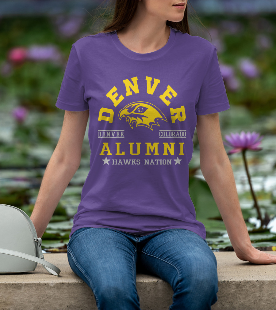 Denver Colorado Alumni Hawks Nation T-Shirt