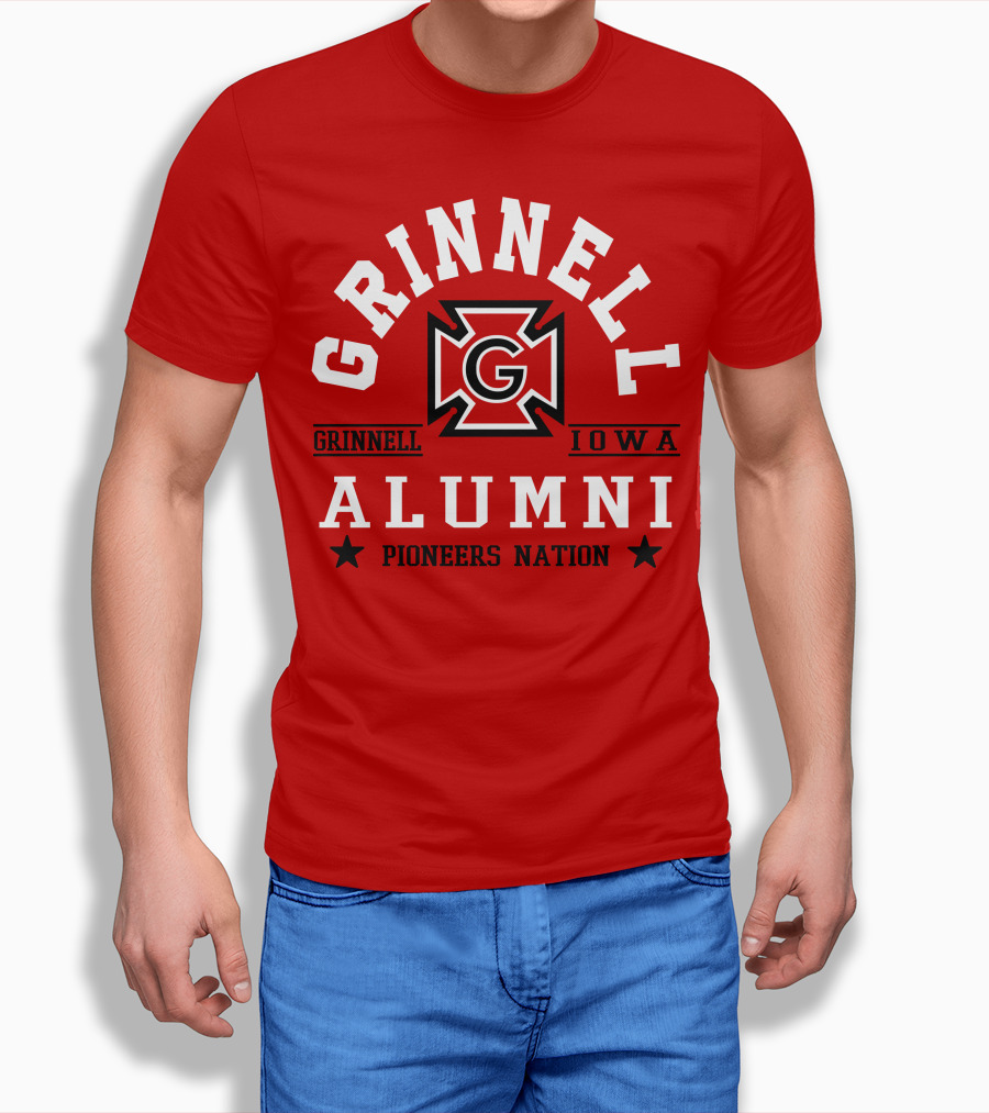 Grinnell Iowa Alumni Pioneers Nation T-Shirt