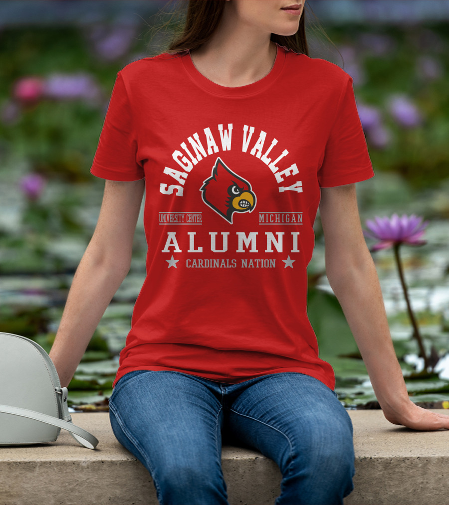 Saginaw Valley Alumni Cardinals Nation University Center Michigan T-Shirt