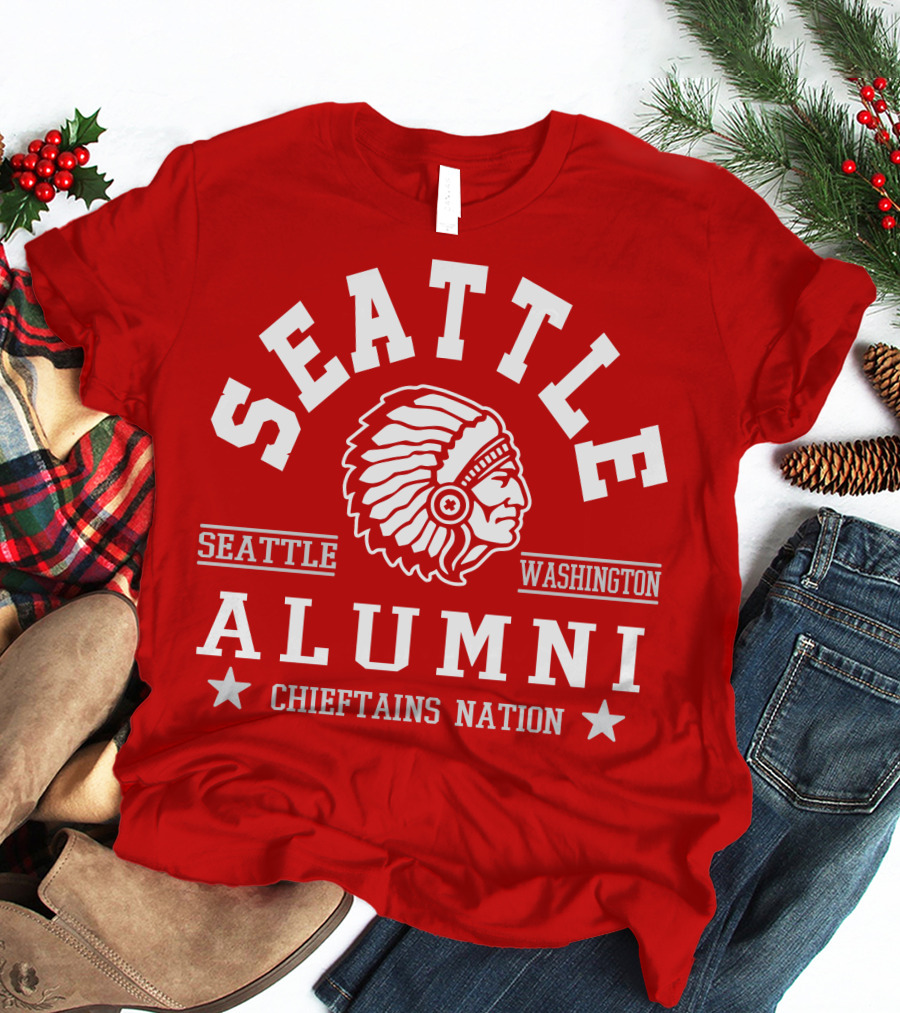 Seattle Washington Alumni Chieftains Nation T-Shirt
