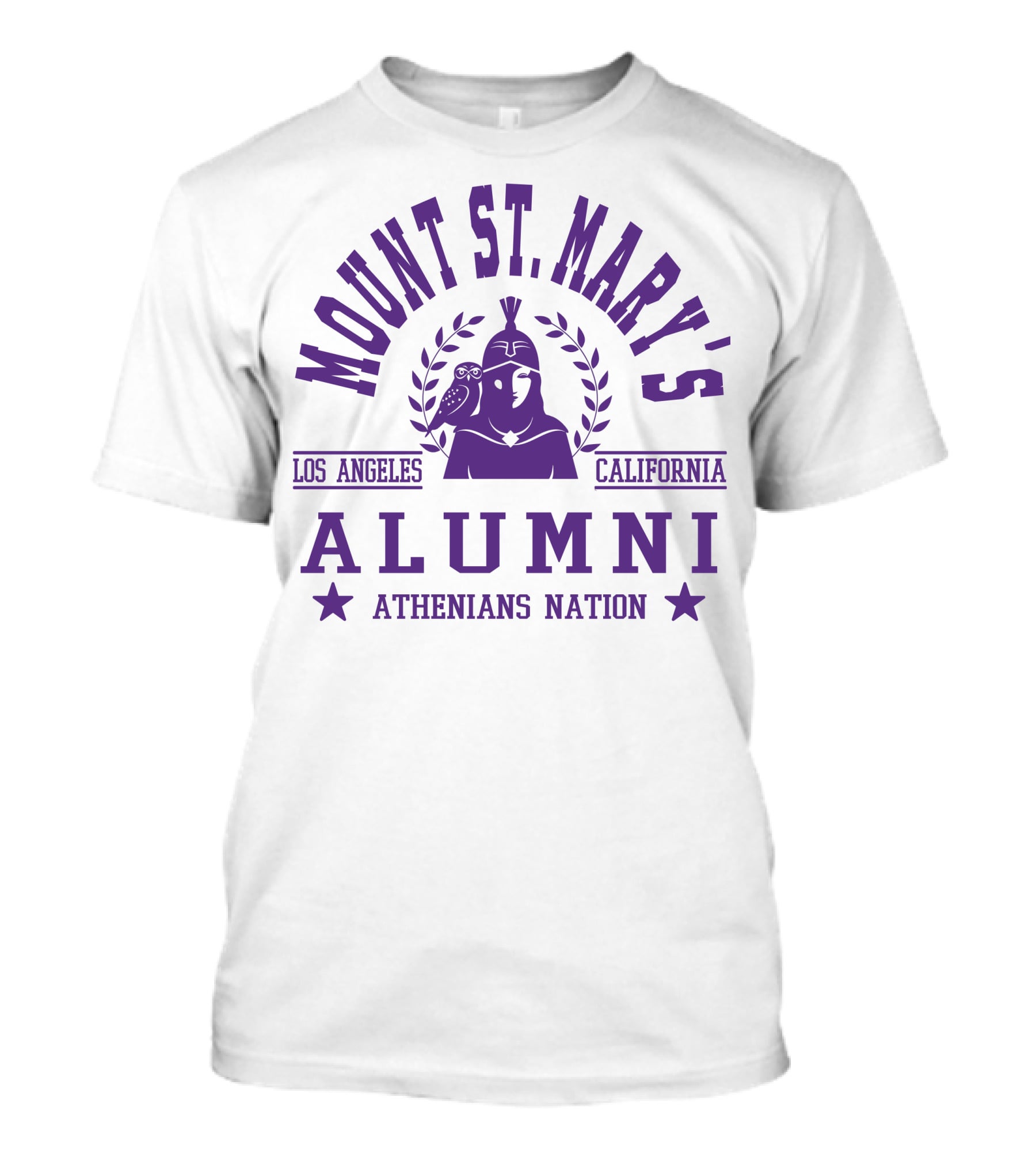 Mount St. Mary's Alumni Athenians Nation Los Angeles California T-Shirt