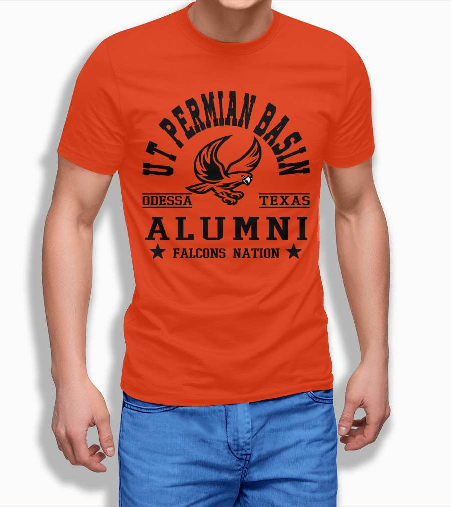 UT Permian Basin Alumni Falcons Nation Odessa Texas T-Shirt
