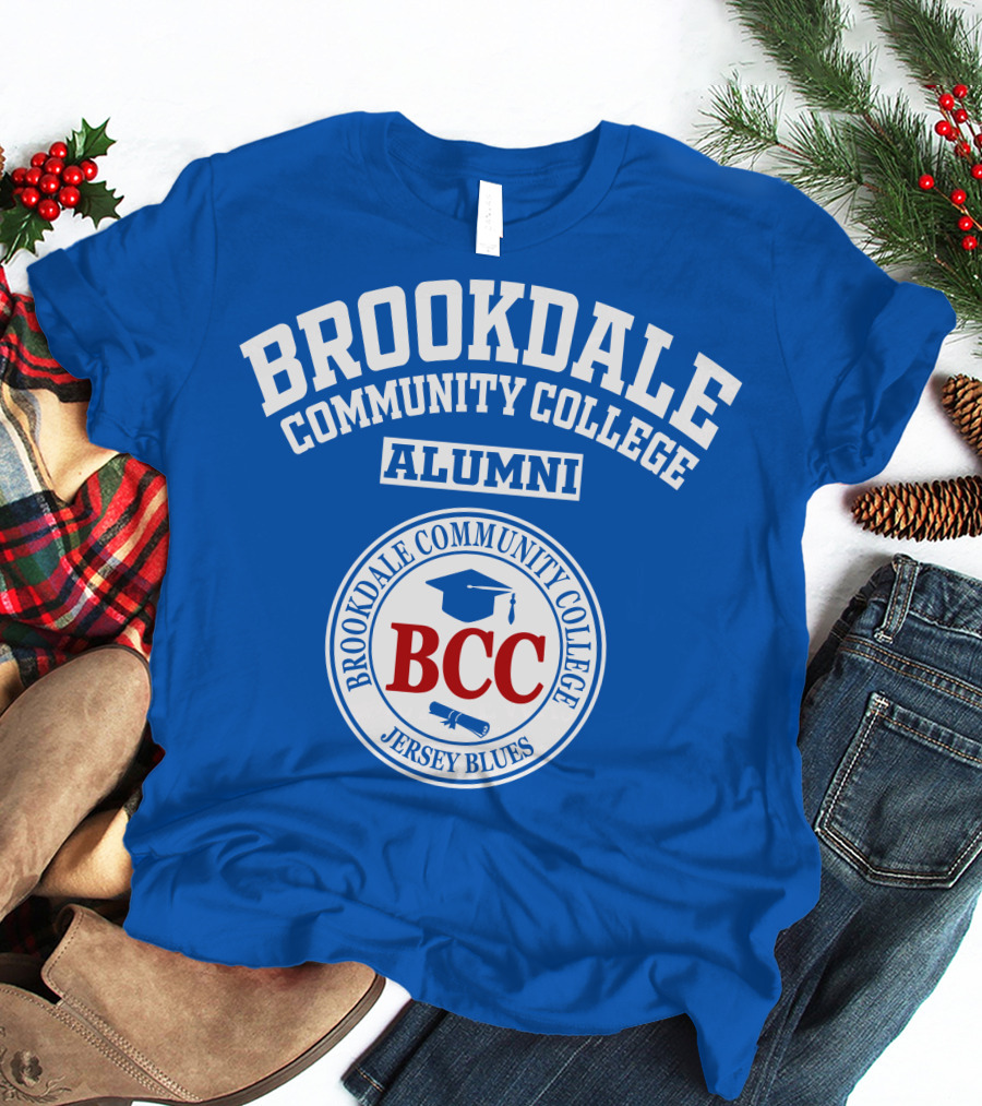 Brookdale Community College Alumni BCC Jersey Blues T-Shirt