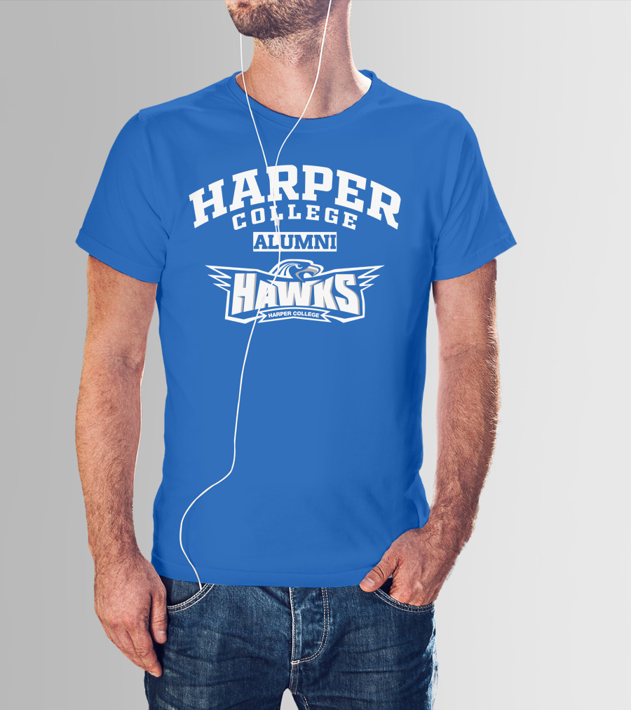 Harper College Alumni Hawks Harper College T-Shirt