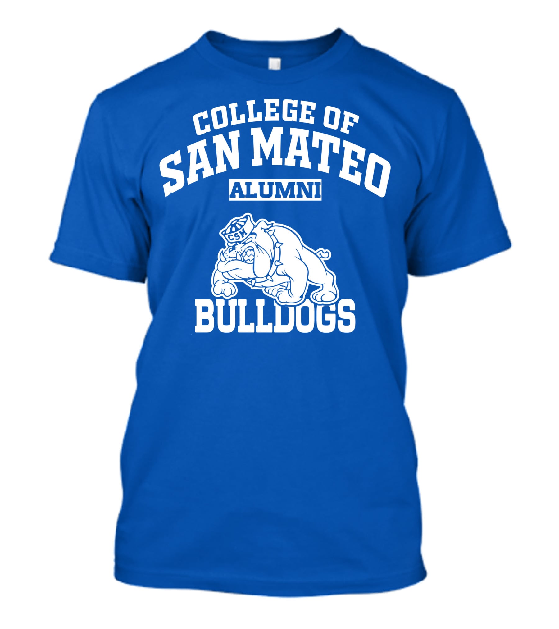 College Of San Mateo Alumni Bulldogs CSM T-Shirt