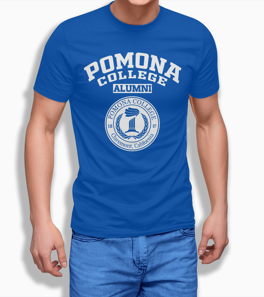 Pomona College Alumni Seal Claremont California 1887 T-Shirt