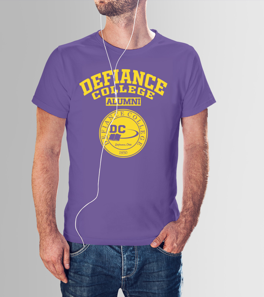 Defiance College Alumni DC Logo Defiance Ohio 1850 T-Shirt