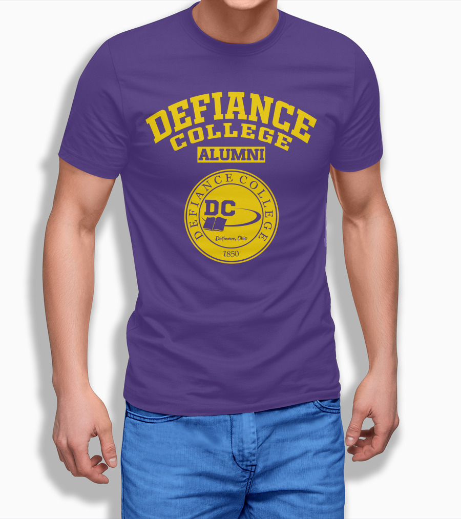 Defiance College Alumni DC Logo Defiance Ohio 1850 T-Shirt