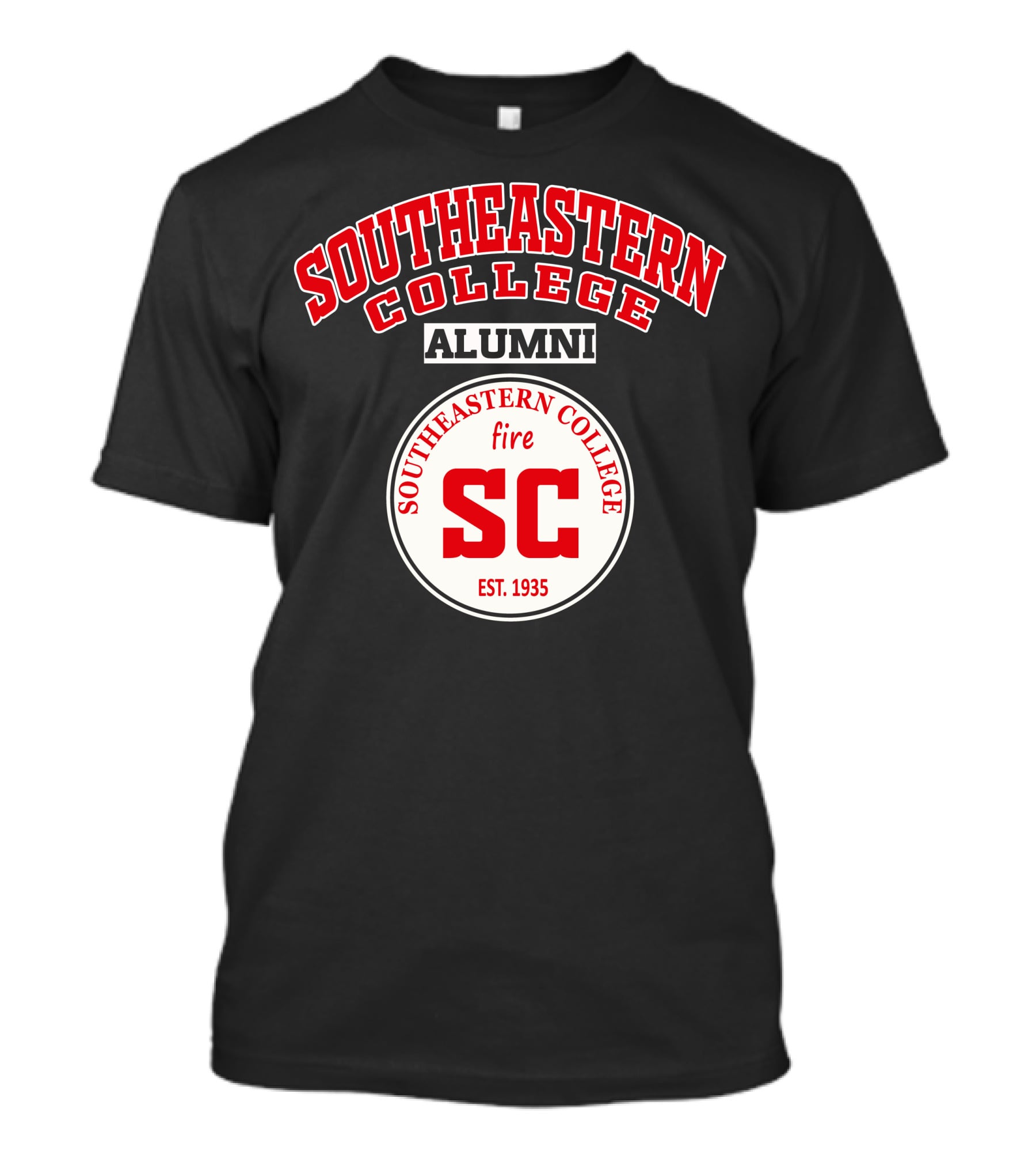 Southeastern College Alumni Fire SC Est. 1935 T-Shirt