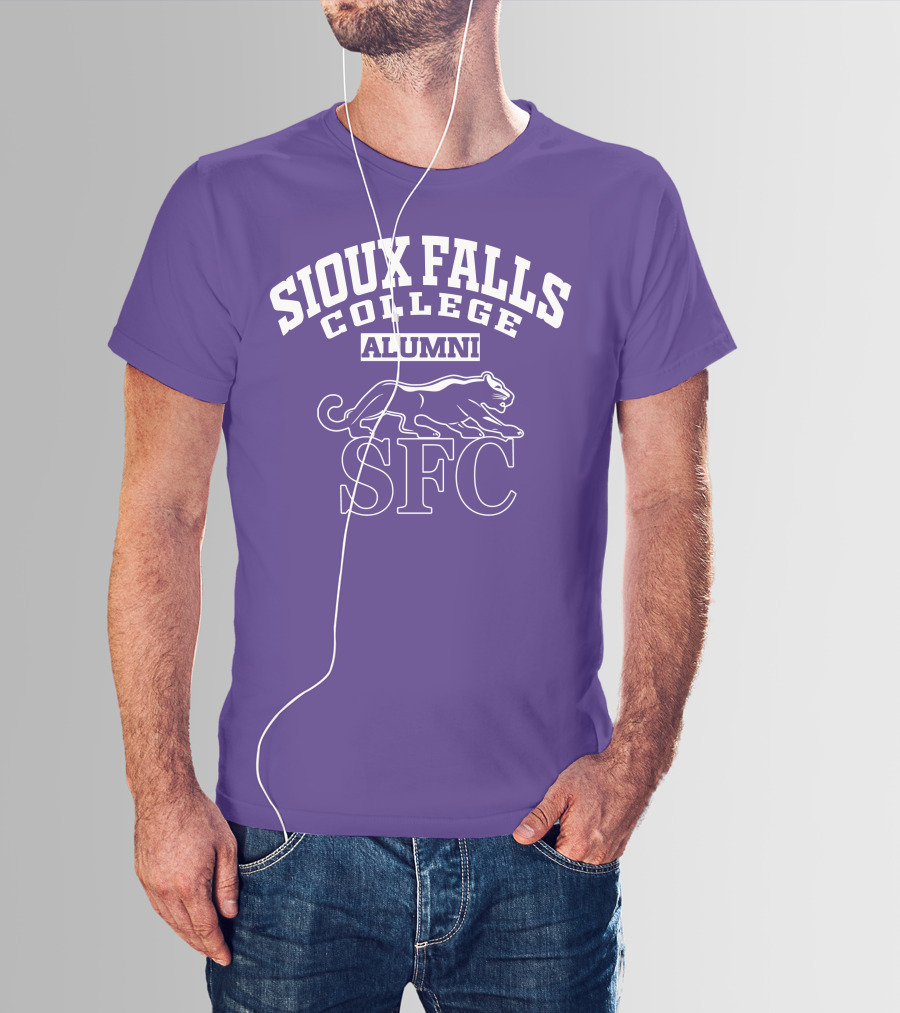 Sioux Falls College Alumni SFC Panther Purple T-Shirt