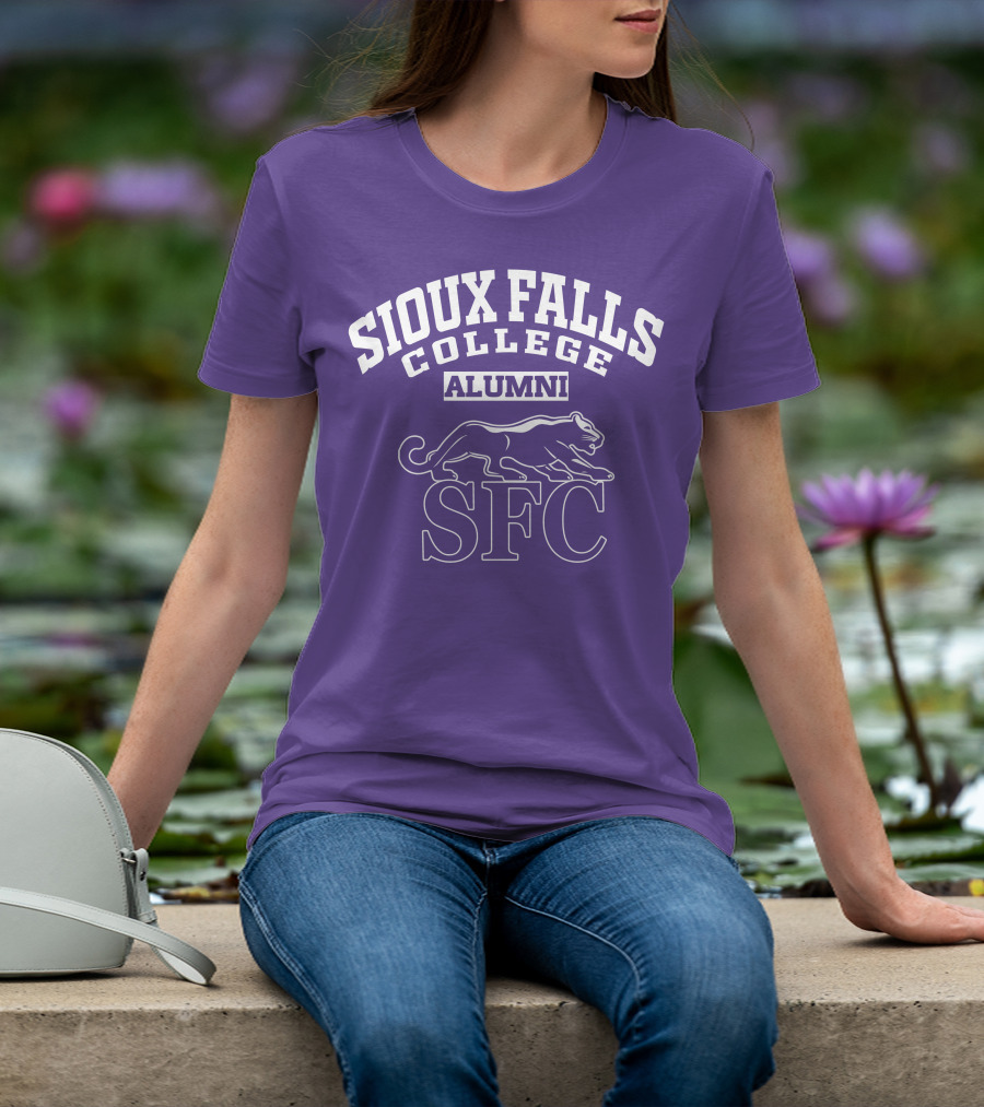 Sioux Falls College Alumni SFC Panther Purple T-Shirt