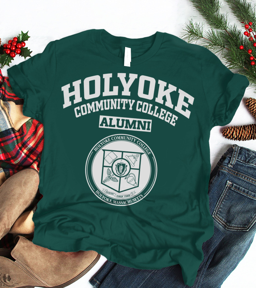 Holyoke Community College Alumni Holyoke Massachusetts Seal T-Shirt