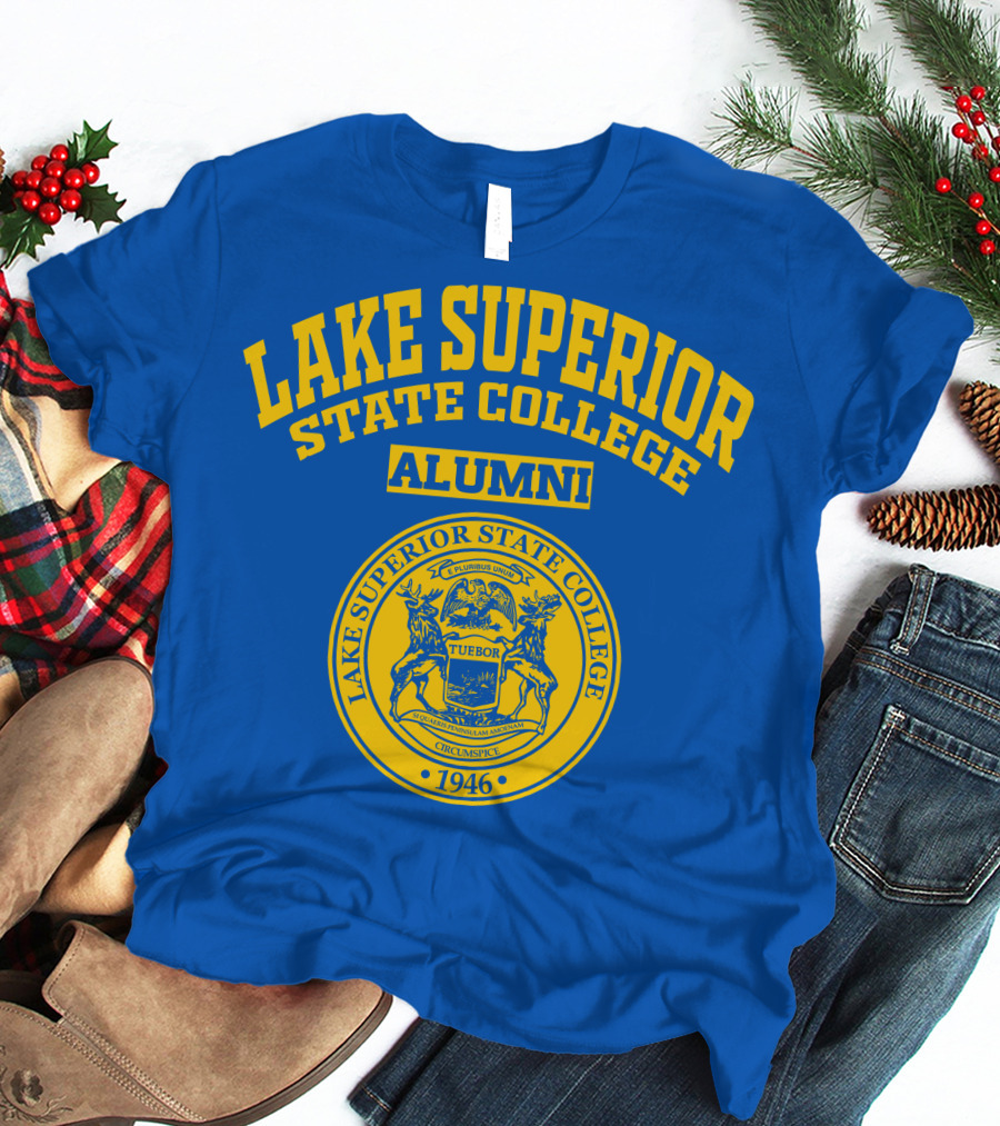 Lake Superior State College Alumni 1946 Seal TUEBOR T-Shirt