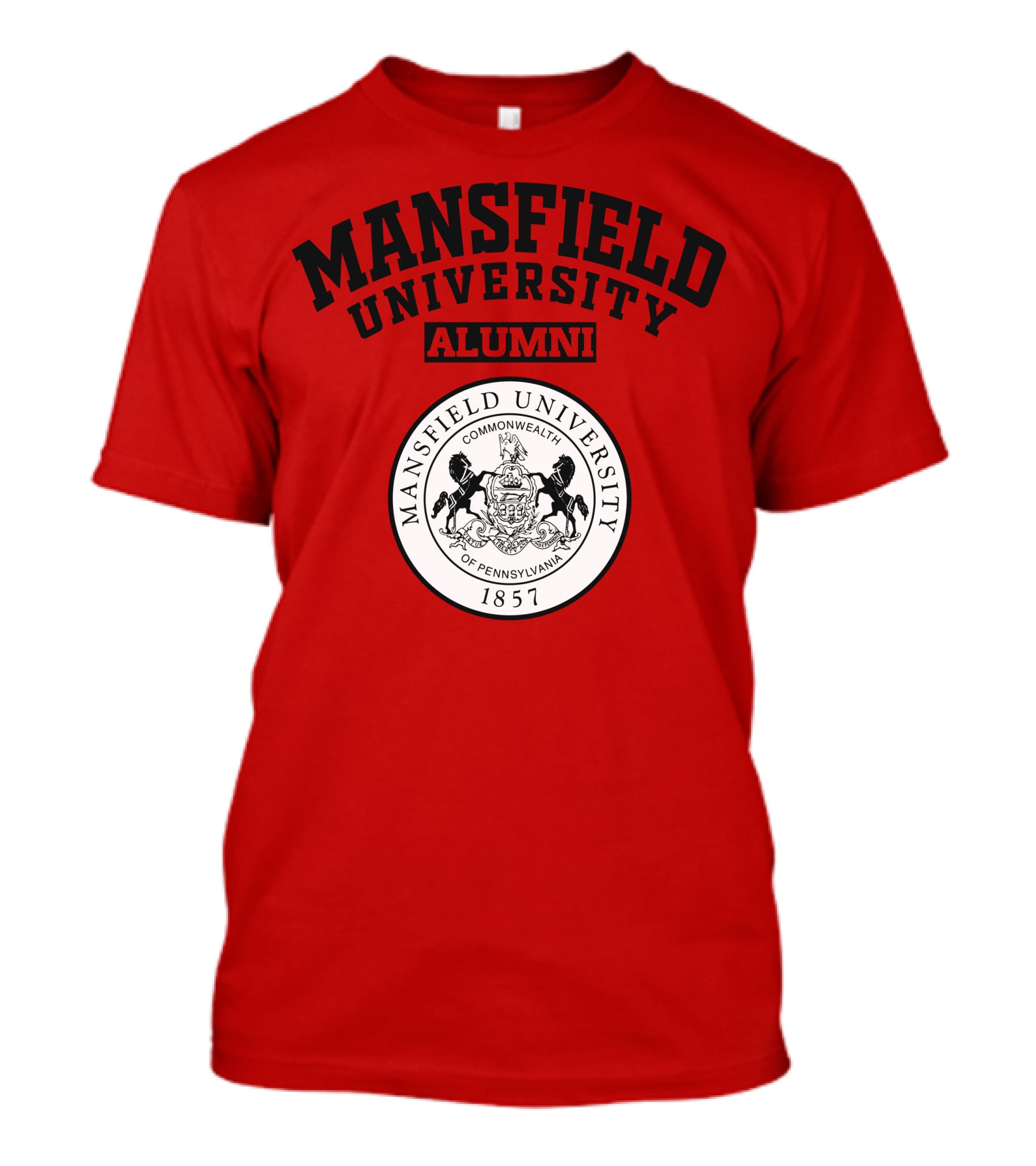 Mansfield University Alumni Commonwealth Of Pennsylvania 1857 T-Shirt