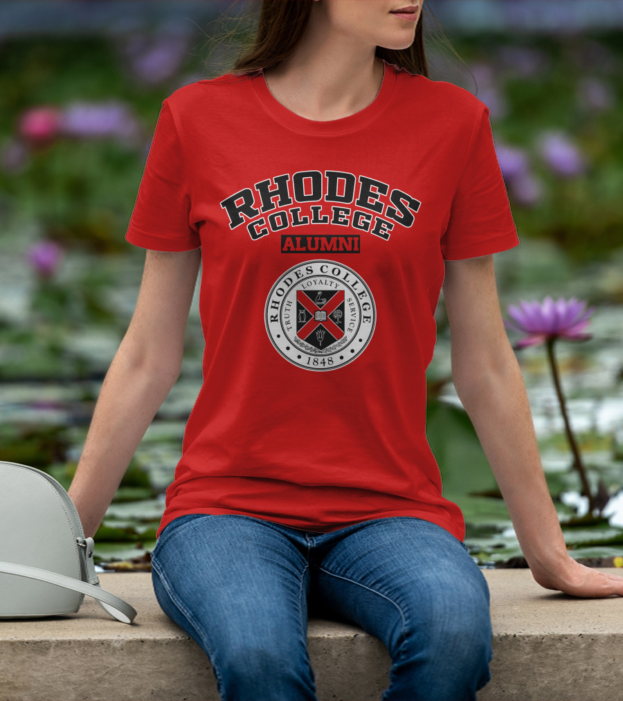 Rhodes College Alumni Truth Loyalty Service 1848 Seal T-Shirt