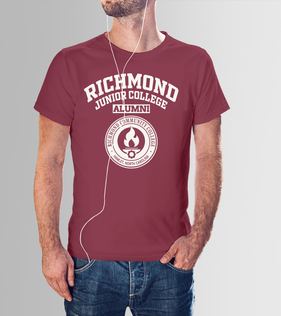 Richmond Junior College Alumni Richmond Community College Hamlet North Carolina T-Shirt
