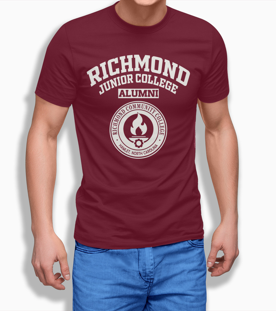 Richmond Junior College Alumni Richmond Community College Hamlet North Carolina T-Shirt