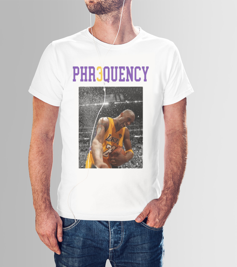 PHR3QUENCY Lakers 24 Basketball T-Shirt