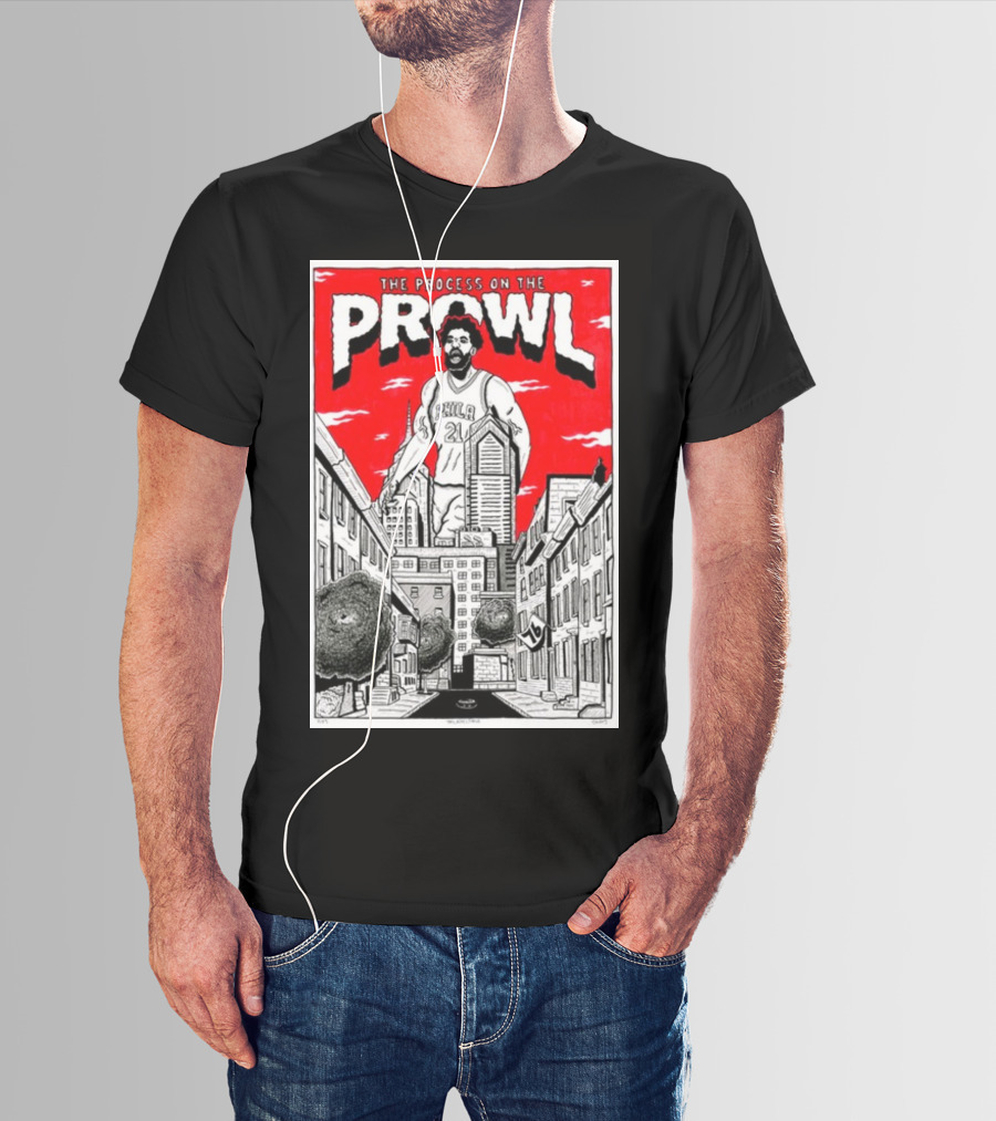 The Process On The Prowl Philadelphia 76ers Basketball Legend T-Shirt