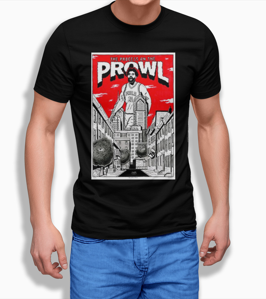 The Process On The Prowl Philadelphia 76ers Basketball Legend T-Shirt
