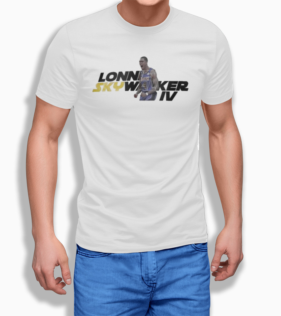 Lonnie Skywalker Walker IV Los Angeles Lakers NBA T-Shirt