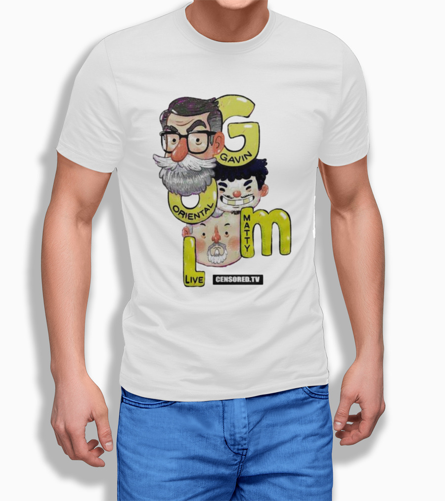 GOML Gavin Oriental Matty Live Censored TV T-Shirt