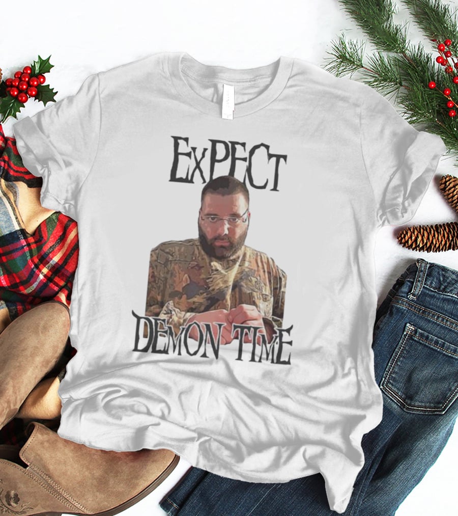 Expect Demon Time Clergy Camo T-Shirt