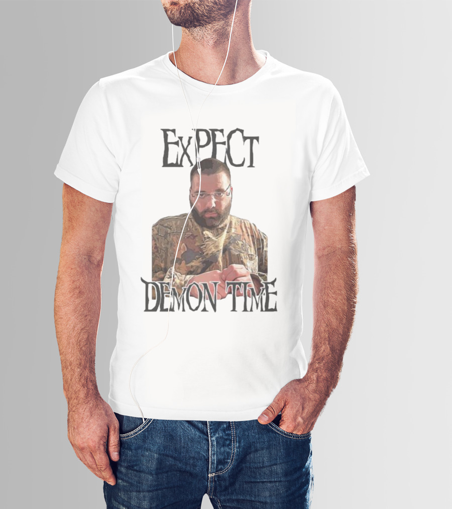 Expect Demon Time Clergy Camo T-Shirt