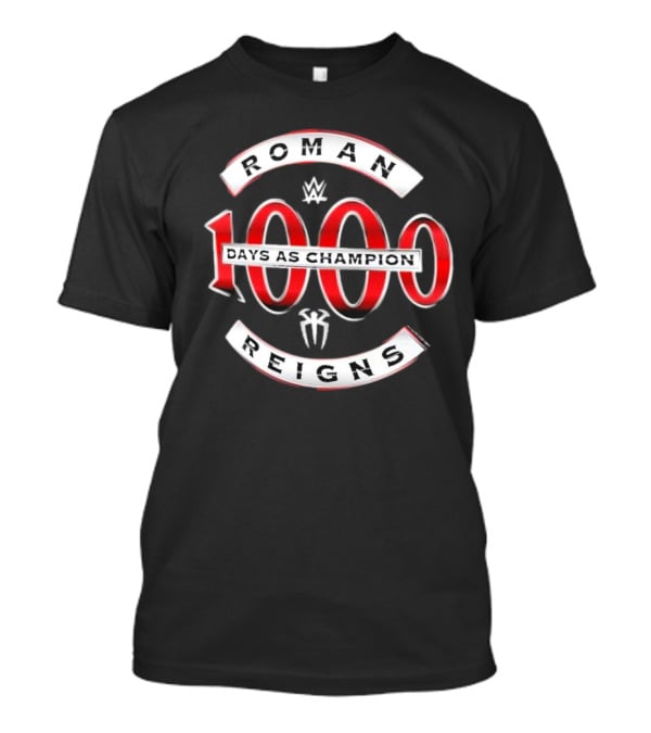 Roman Reigns 1000 Days As Champion WWE T-Shirt