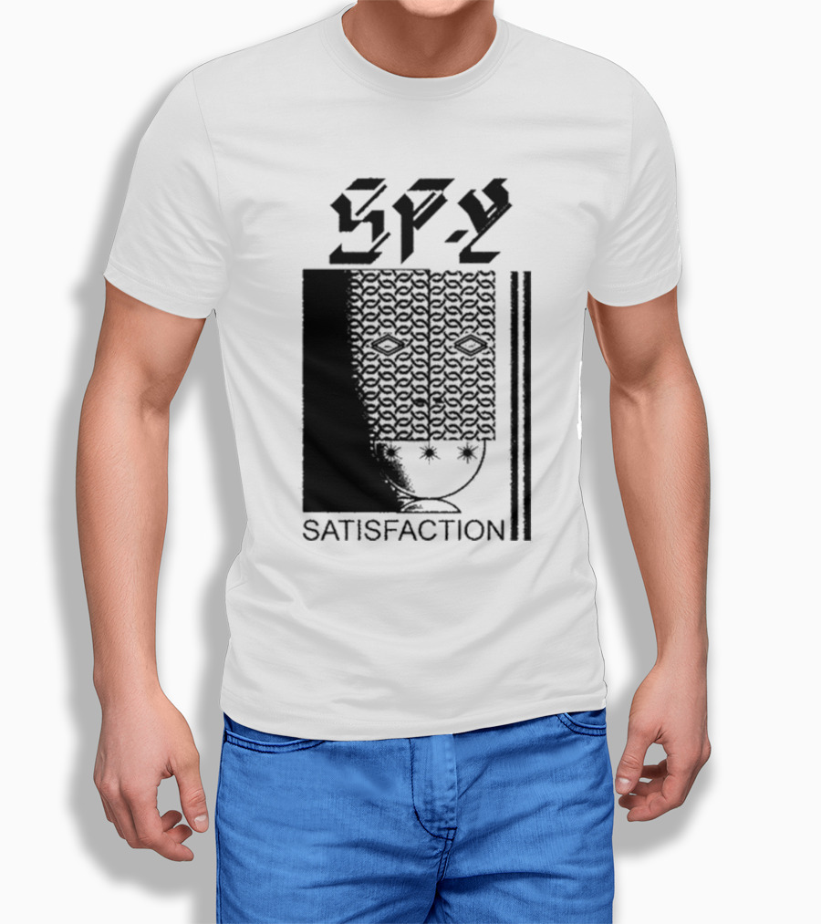 Spy Satisfaction Patterned Mask T-Shirt