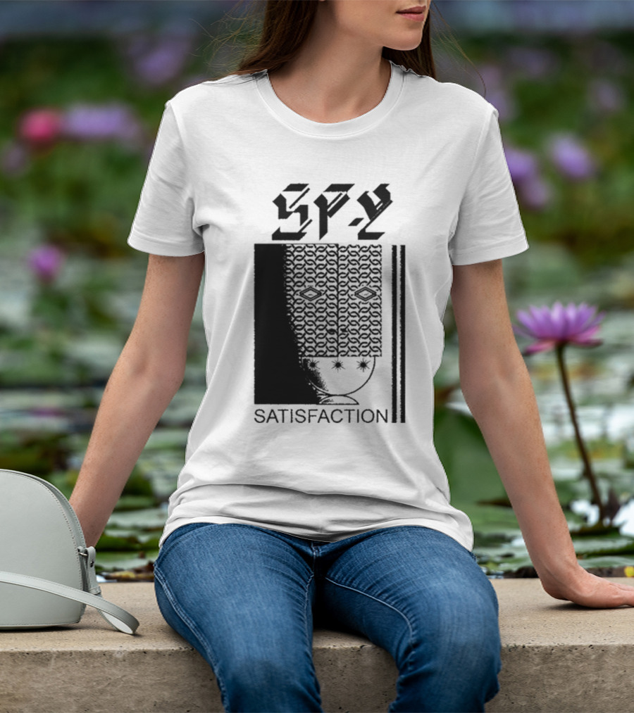 Spy Satisfaction Patterned Mask T-Shirt