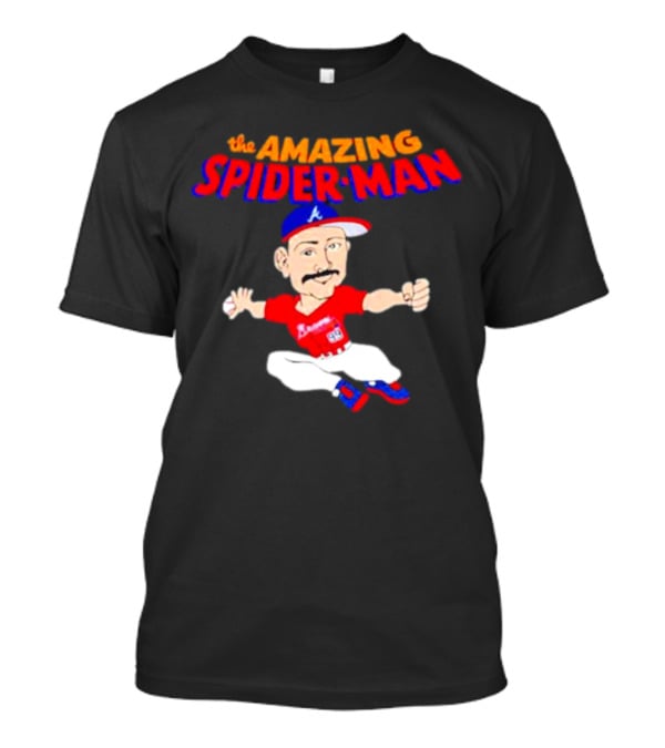 Spencer Strider Atlanta Braves The Amazing Spider-Man Baseball Fusion T-Shirt