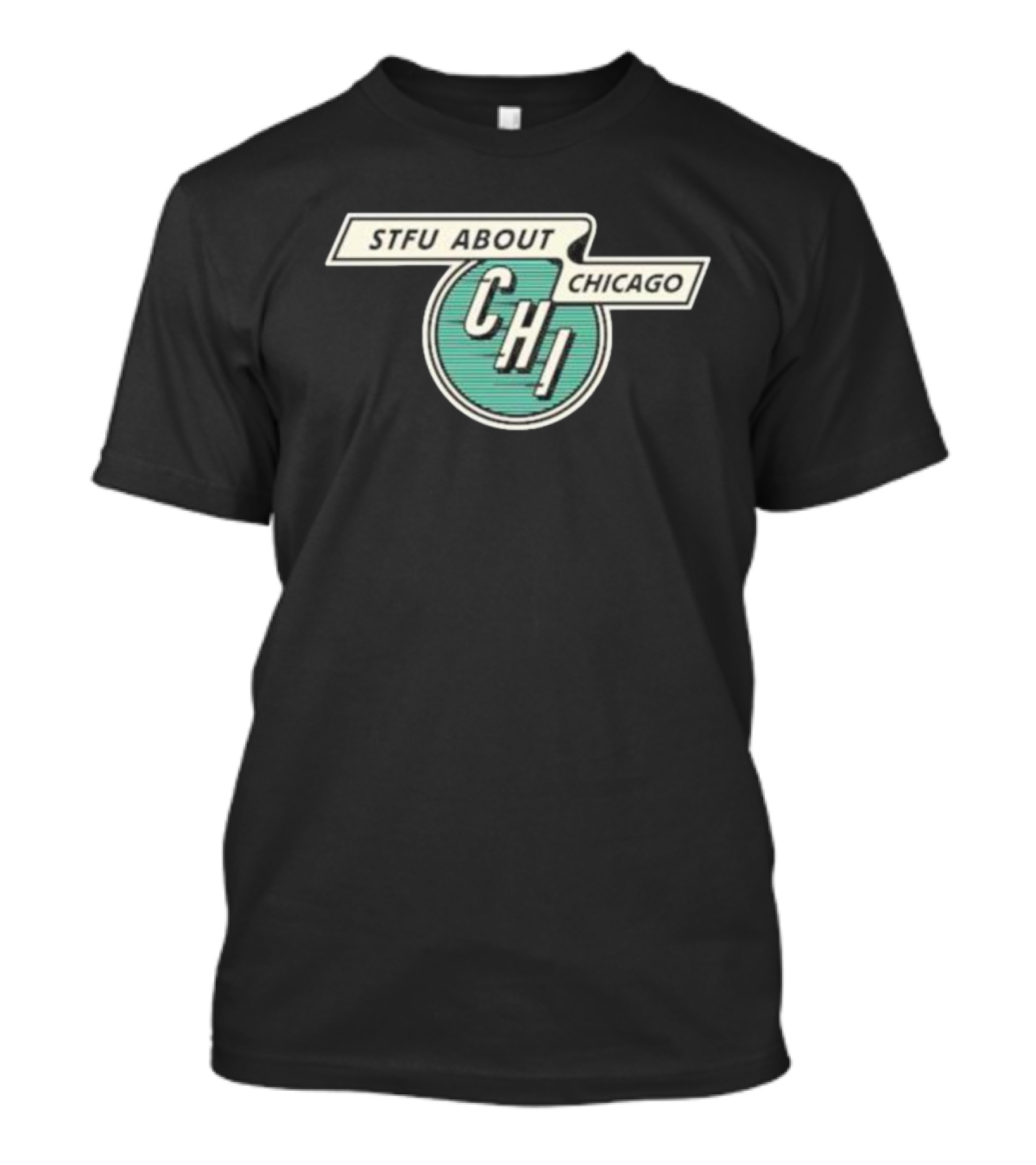 STFU About Chicago CHI Vintage Transit T-Shirt