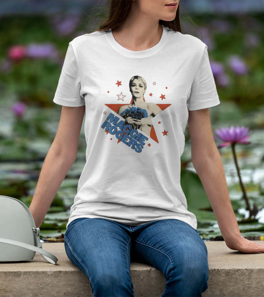 Maggie Rogers Star And Bouquet T-Shirt
