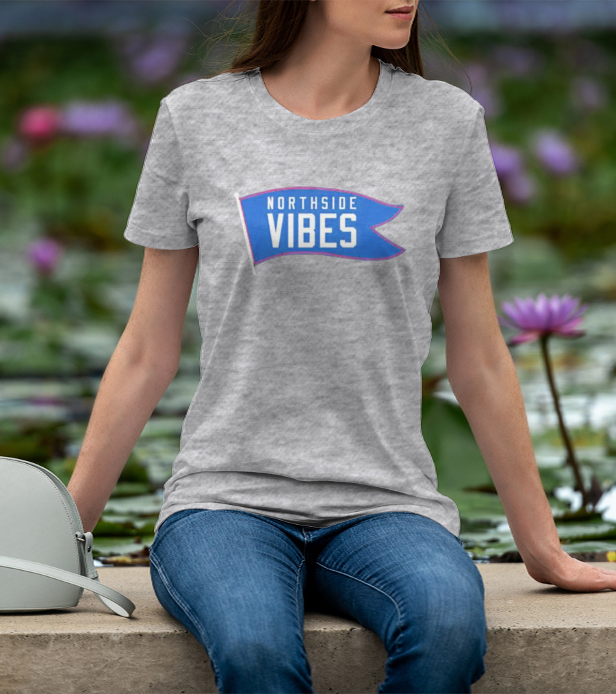 Northside Vibes Chicago Blue Flag T-Shirt