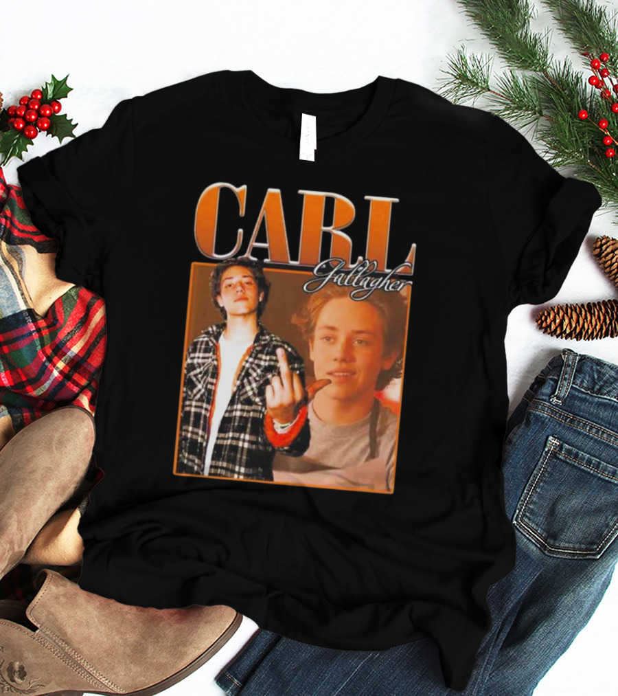 Carl Gallagher Shameless Character Image Collection T-Shirt
