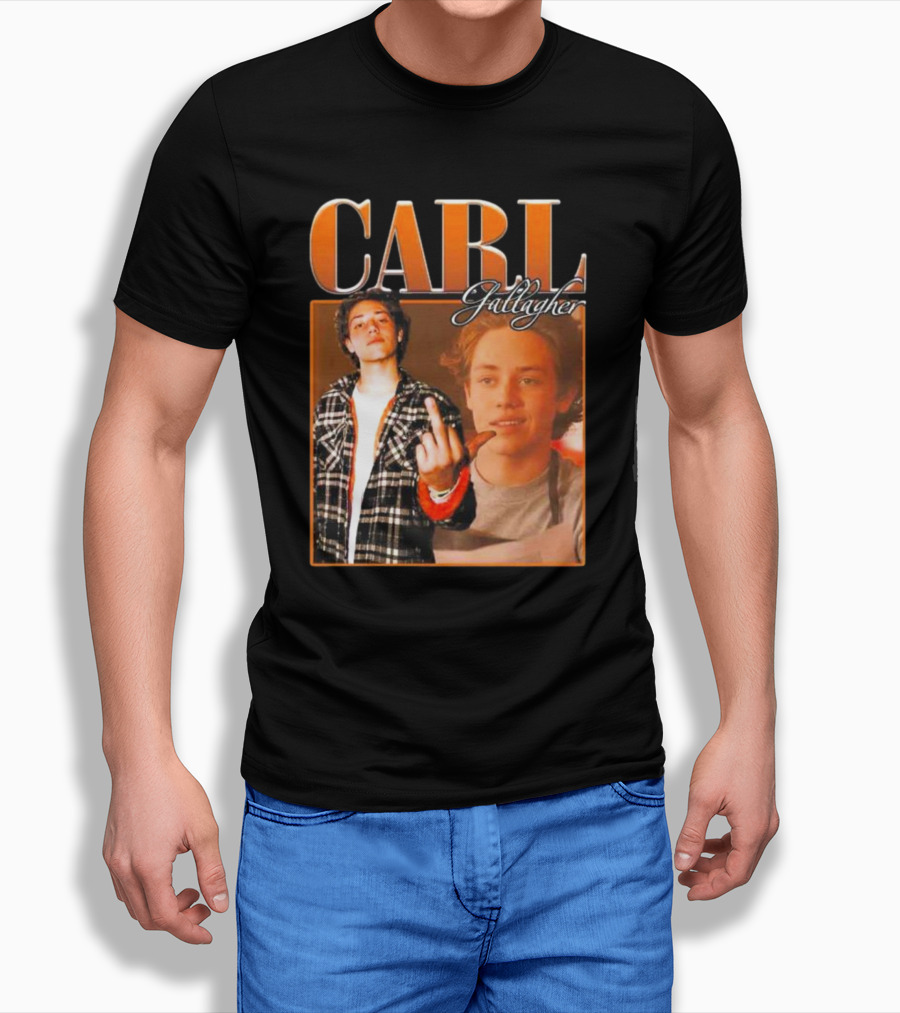 Carl Gallagher Shameless Character Image Collection T-Shirt