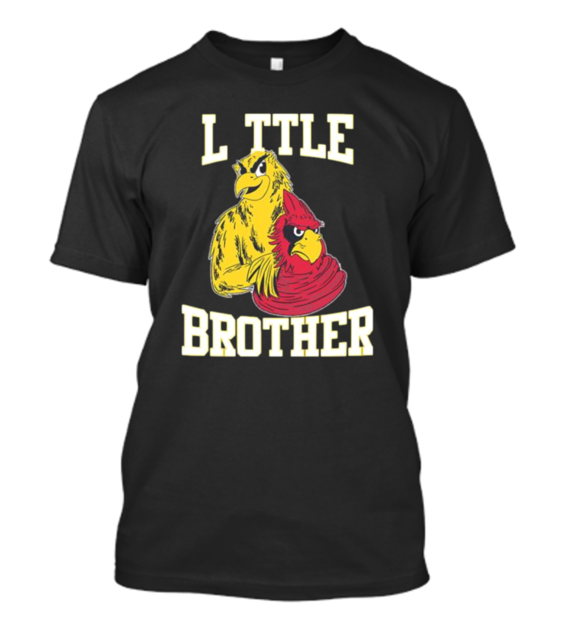 L Ttle Brother Yellow Red Birds T-Shirt