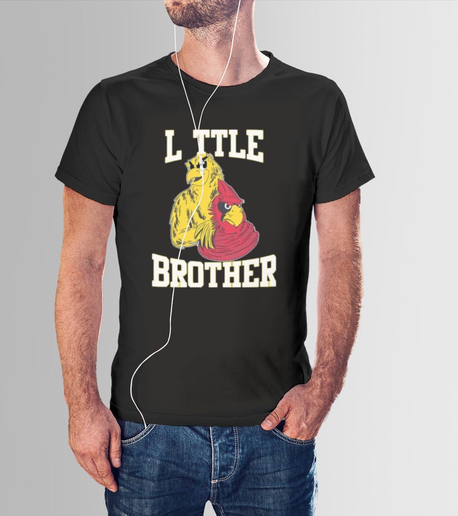 L Ttle Brother Yellow Red Birds T-Shirt
