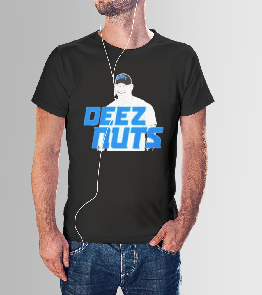 Dan Campbell Deez Nuts Detroit Lions Fan T-Shirt