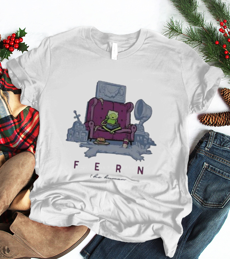 Fern The Human Adventure Time Sitting On Couch T-Shirt