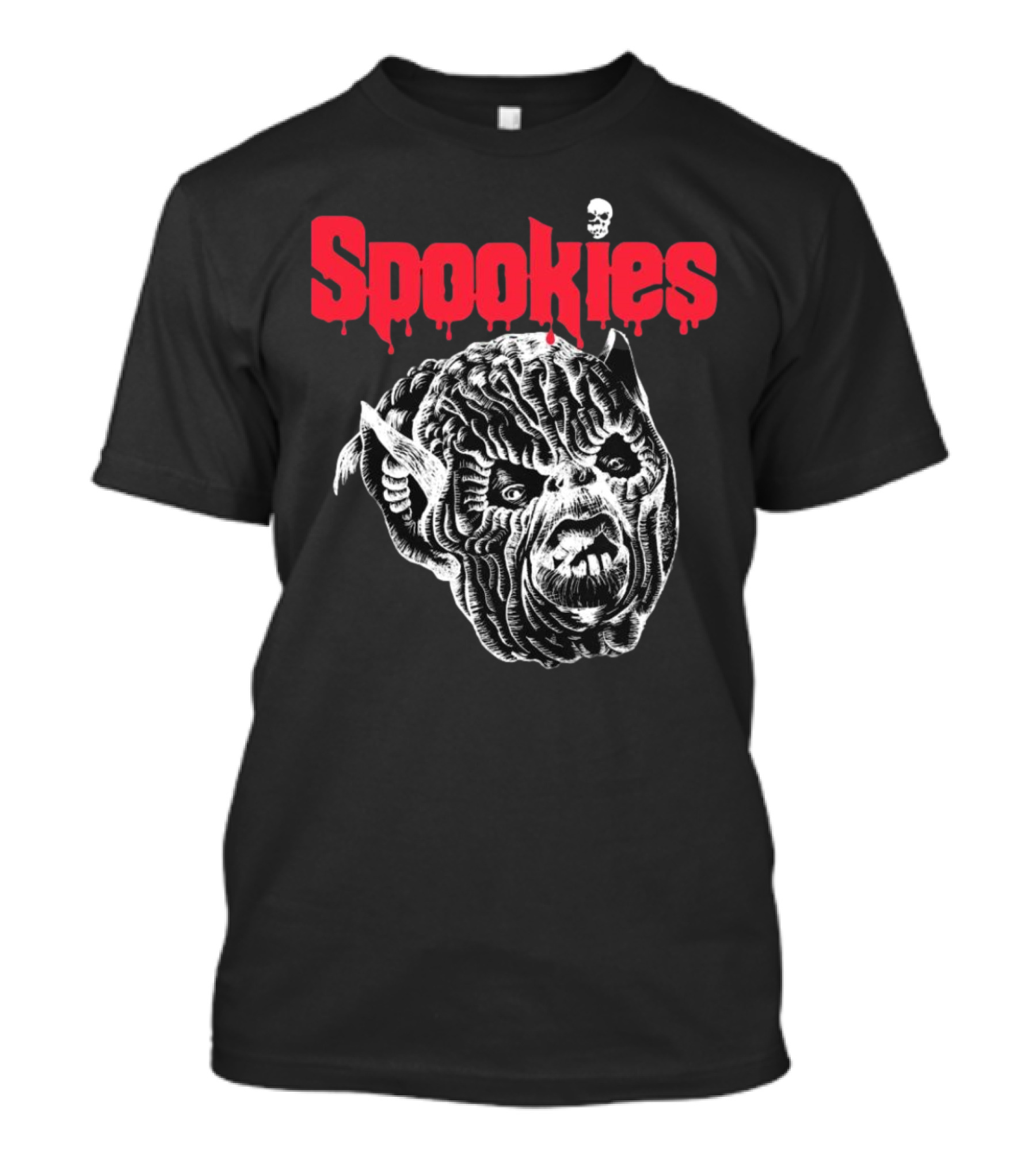 Spookies Terror Vision Creepy Monster Face Horror T-Shirt