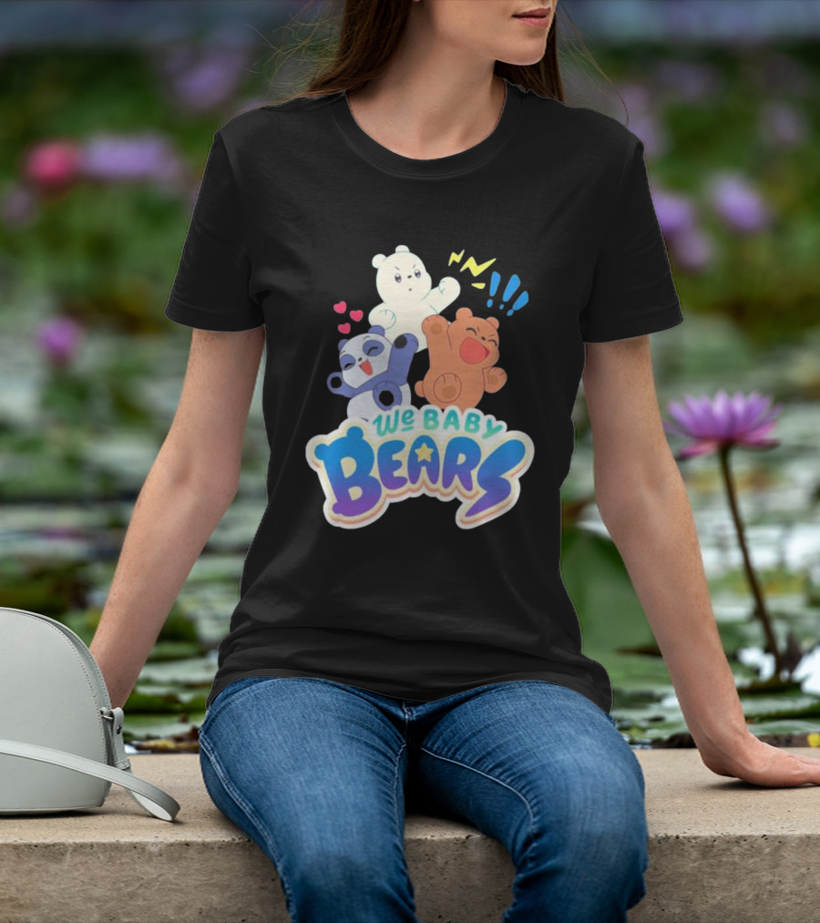 We Baby Bears Trio With Happy Expressions T-Shirt